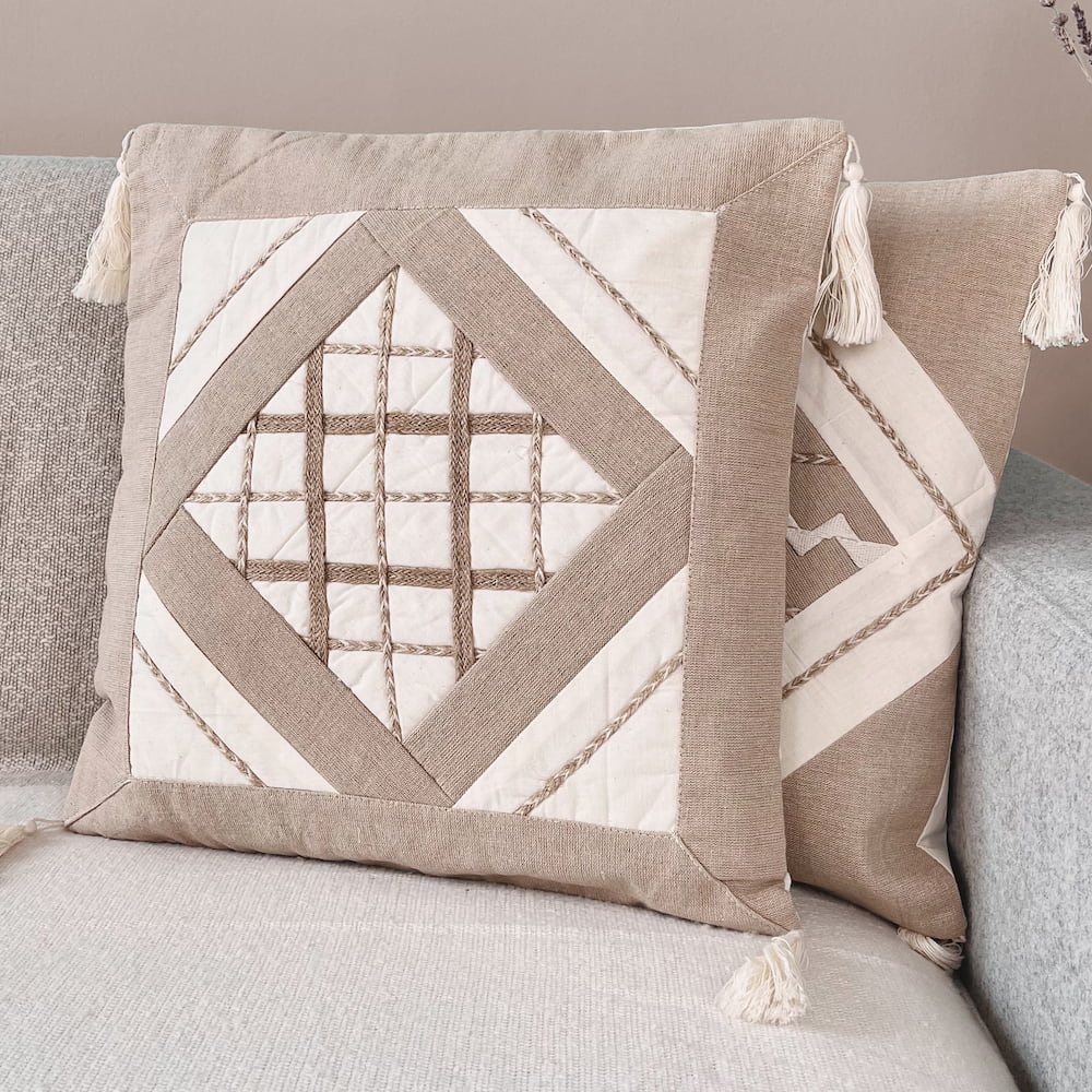 Organic Cotton Cushion Cover - OAK