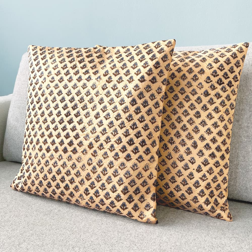 SILK Cushion Cover - HONEY