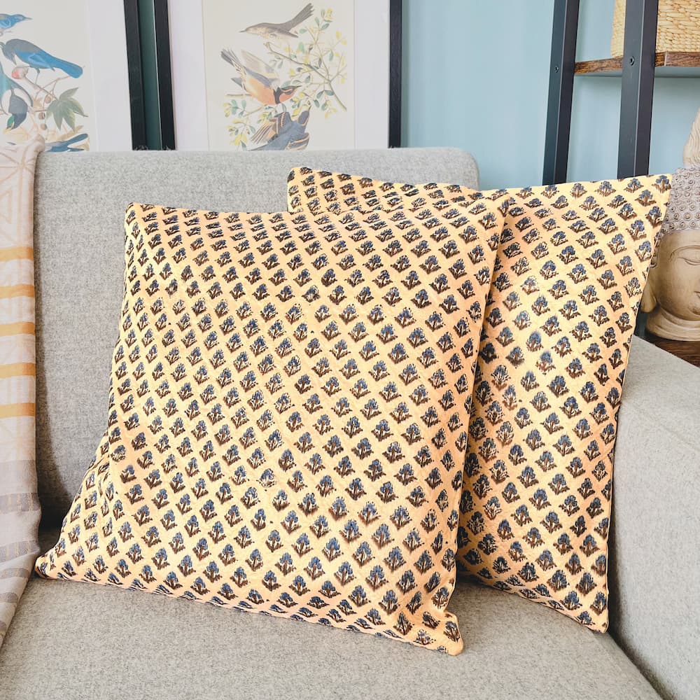 SILK Cushion Cover - HONEY