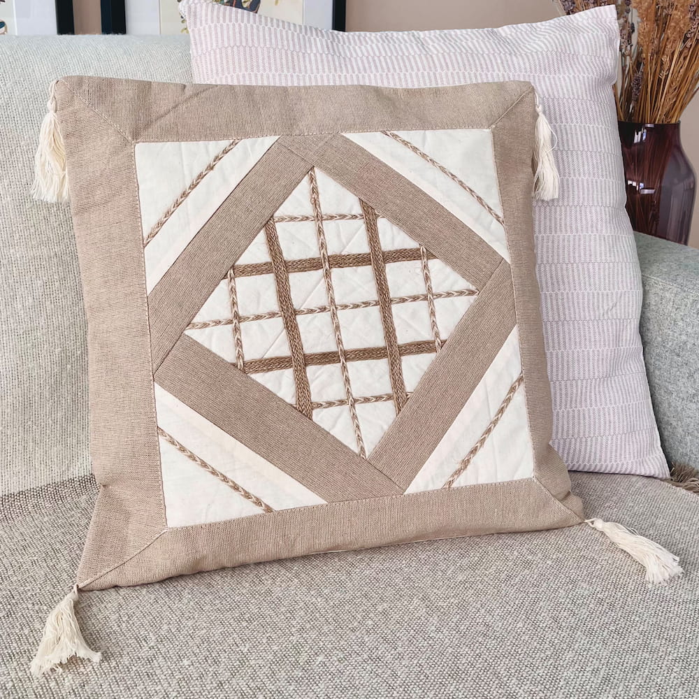 Organic Cotton Cushion Cover - OAK