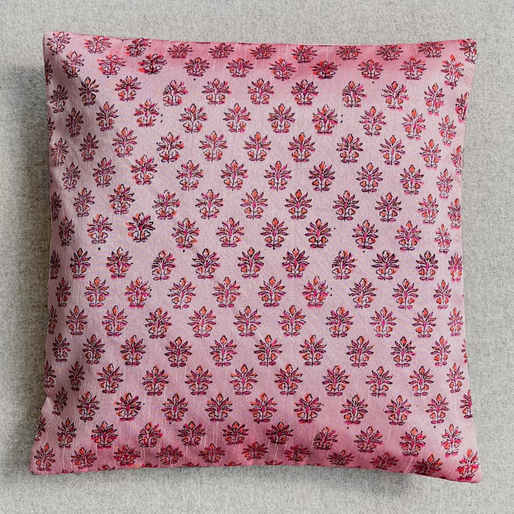 SILK Cushion Cover - ROSE