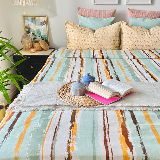 Flat Bedcover Set - OCEAN HUES