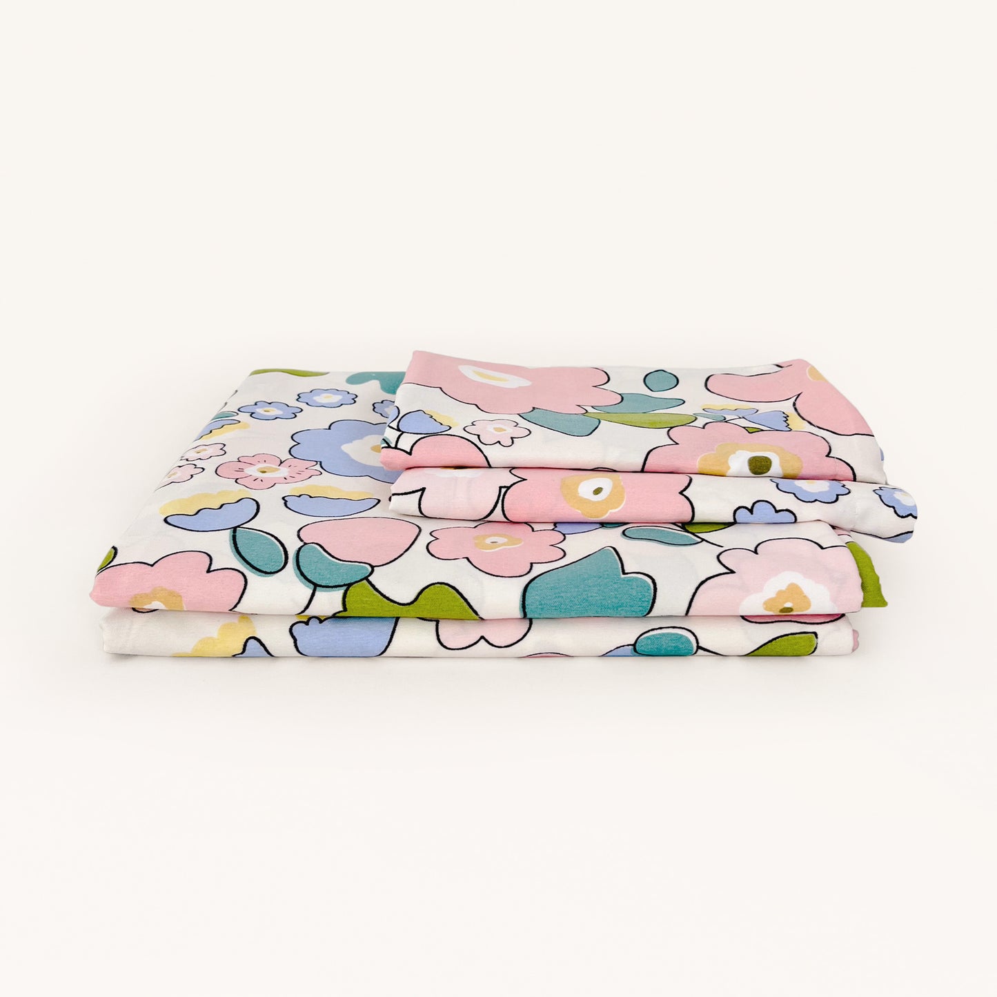 Flat Bedcover Set - COTTON CANDY