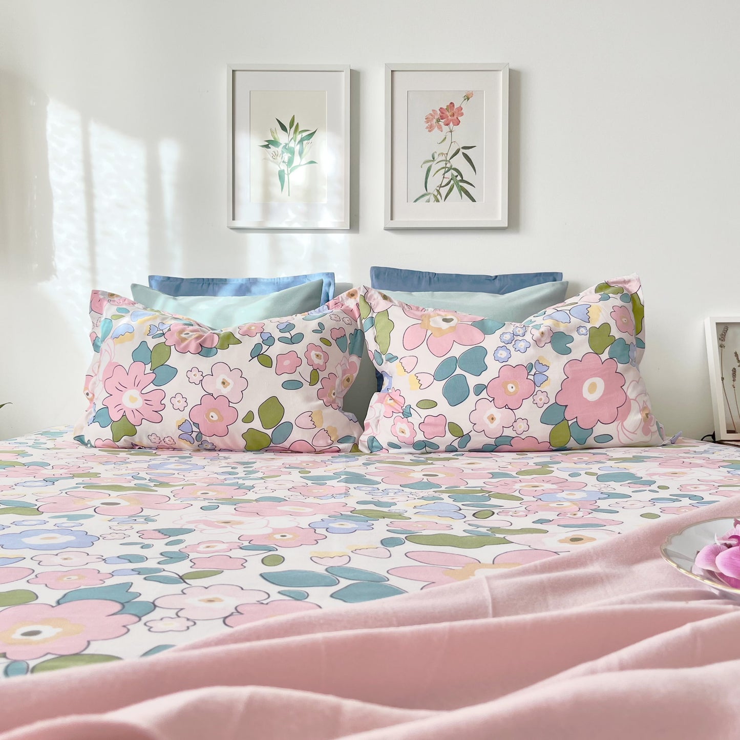 Flat Bedcover Set - COTTON CANDY