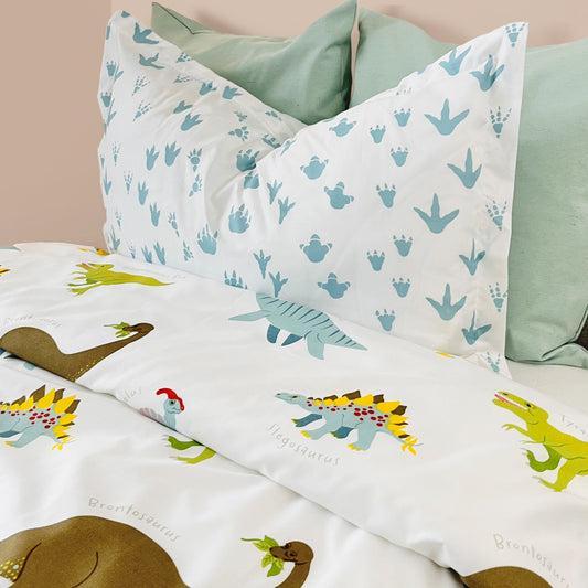 KIDS Flat Bedcover Set  - DINO