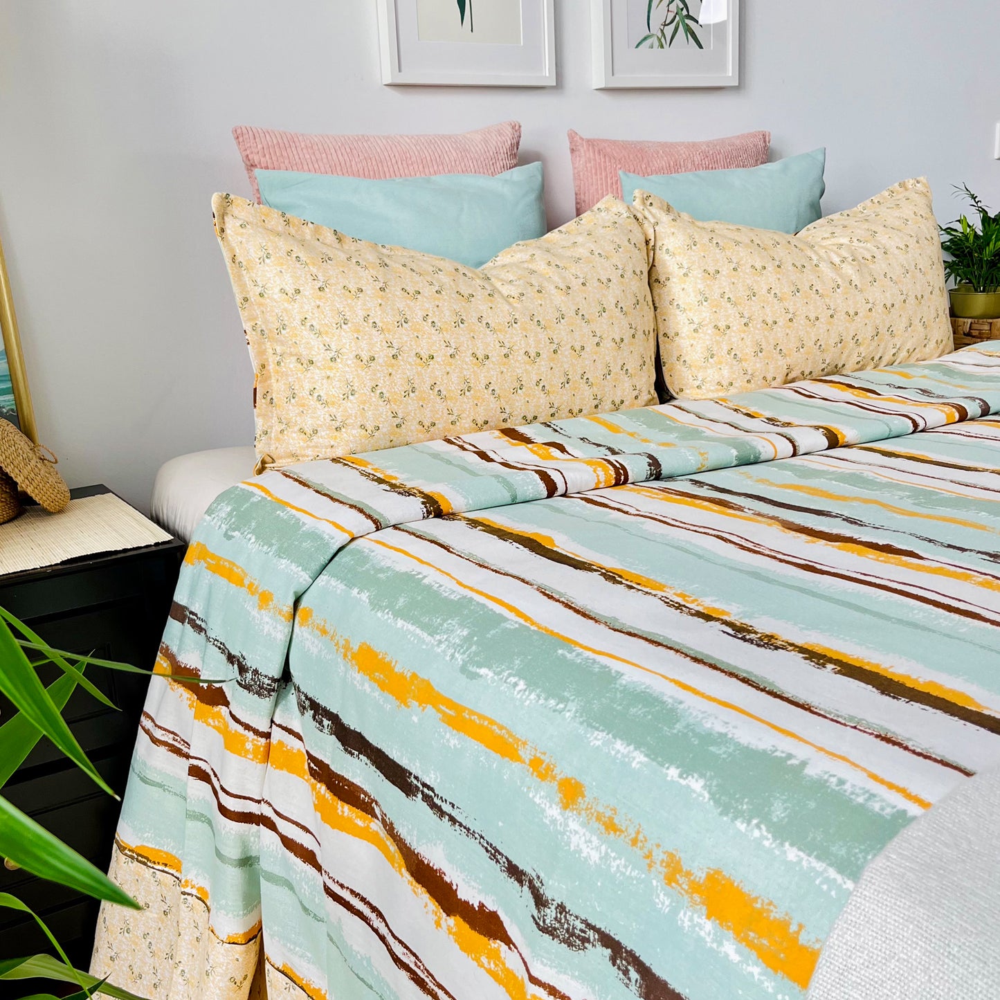 Flat Bedcover Set - OCEAN HUES