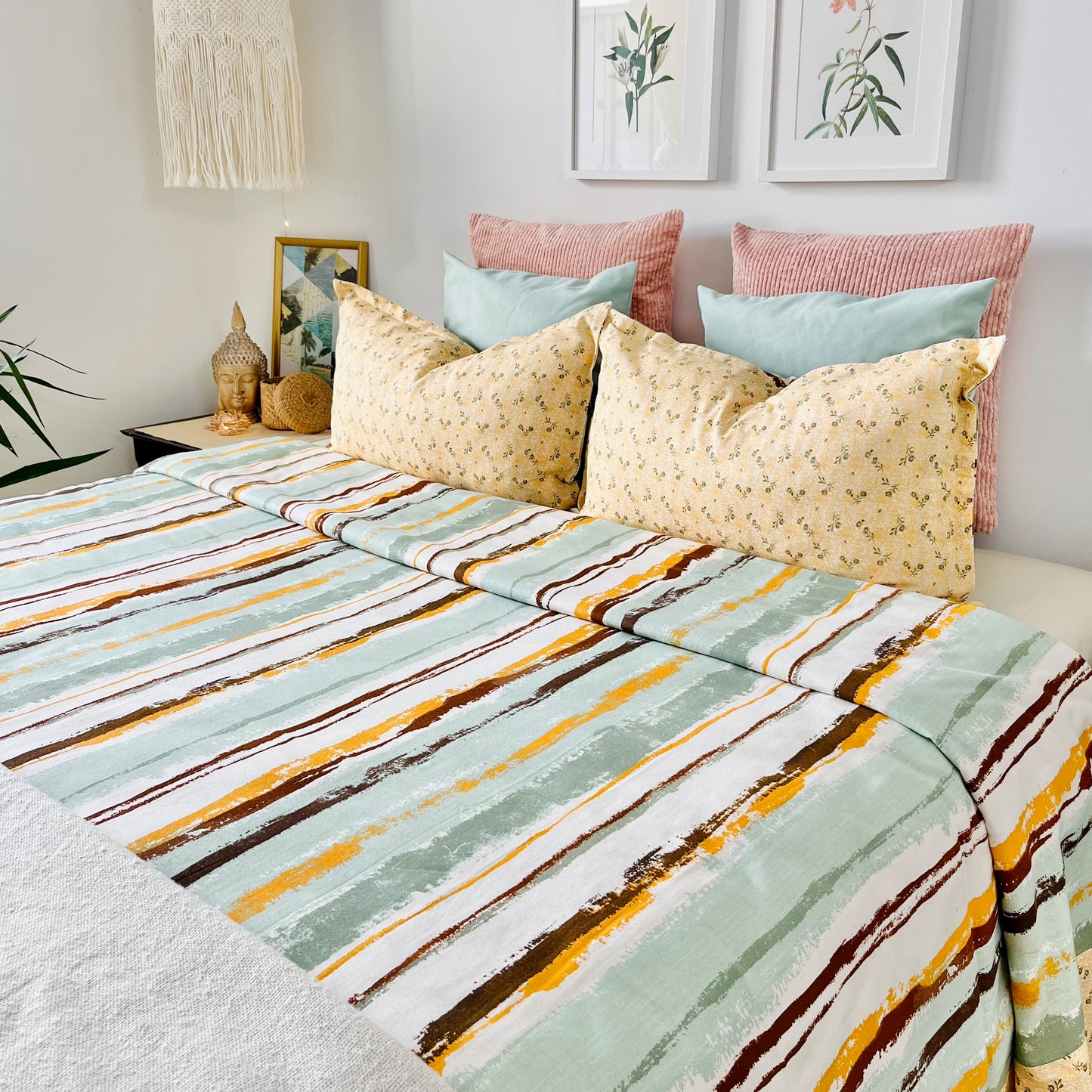 Flat Bedcover Set - OCEAN HUES